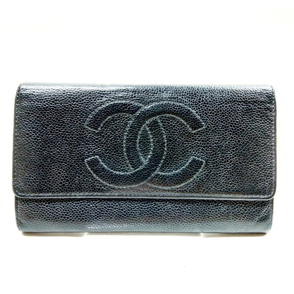 CHANEL - Coco Long Caviar Wallet R1.187 - Picture 1 of 3